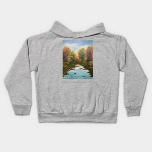 Peaceful Stream Kids Hoodie